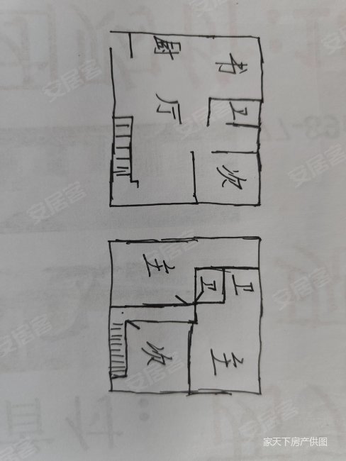 闽越水镇4室1厅3卫89㎡南北75万