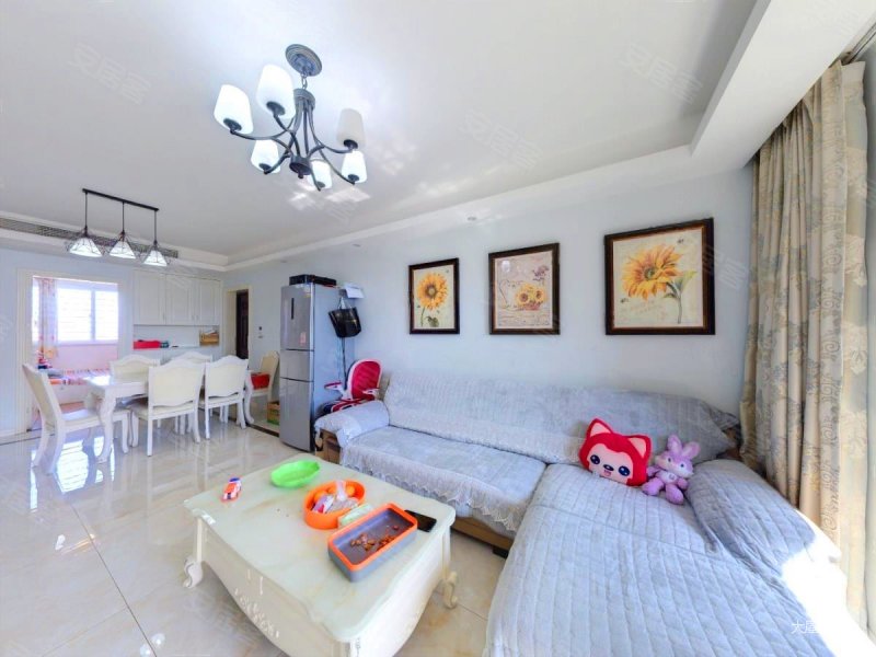 近地铁 不靠高架 送车位 高楼层 视野开阔,景瑞御蓝湾二手房,165万,3