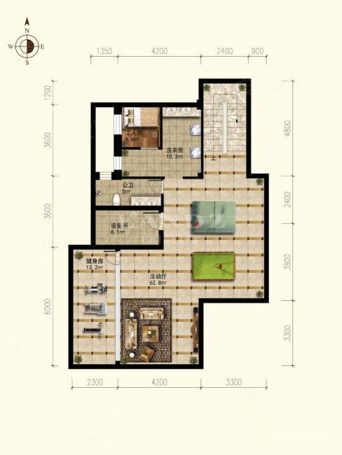 中国院子5室4厅5卫393.6㎡南2580万