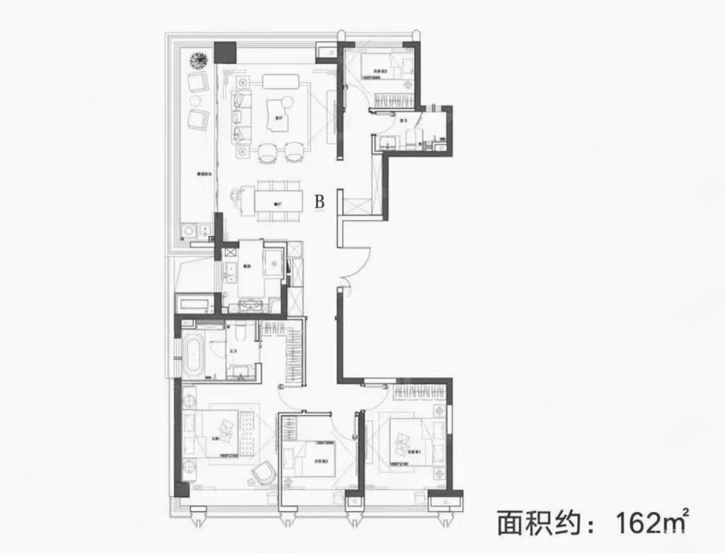 太原华侨城天鹅堡户型图片