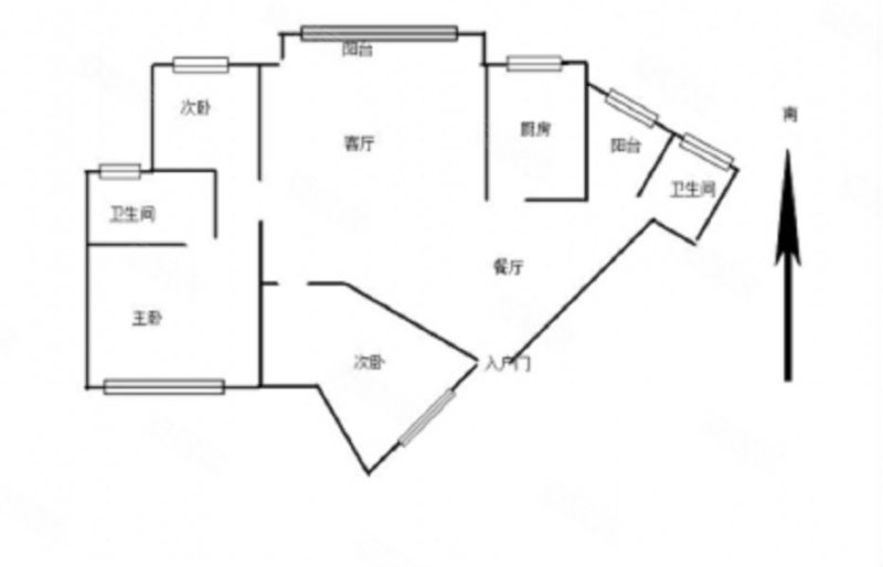 地铁口(1梯2户)银海雅苑4房(小高层)南北向!给价就谈
