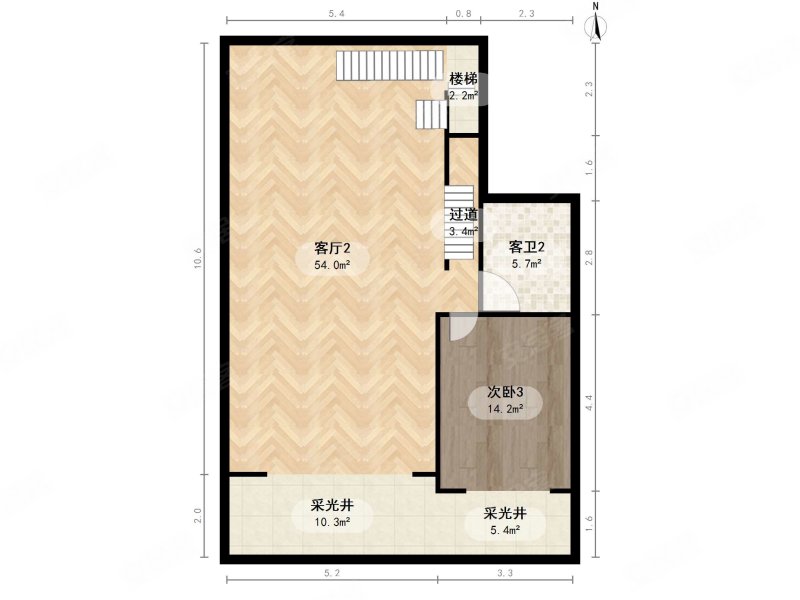 香山壹号院3室3厅3卫181.49㎡南北3380万