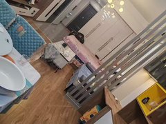 乌海滨河东区宜化广场摩尔城公寓电梯中层两室,家具家电齐全,拎包入住,精装修采光好出租房源真实图片