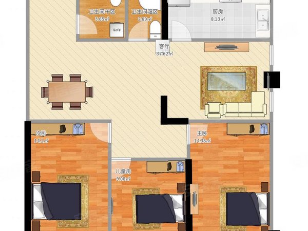 【多图】阳光华庭雅园,福利社租房,南坪珊瑚水岸福红路阳光华庭精装大