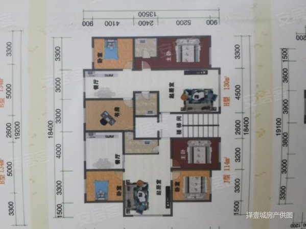 金领佳苑小区4室2厅2卫176.28㎡南北78万