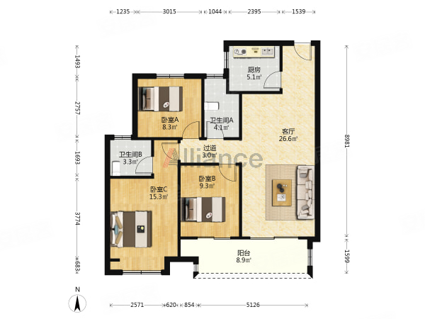 徐州房产网>徐州二手房>铜山二手房>铜山新区二手房>千禧城>600_450