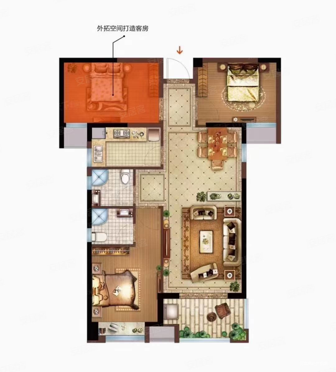 急售价格好御湖湾高层证满3房湖东地段好生活交通便利