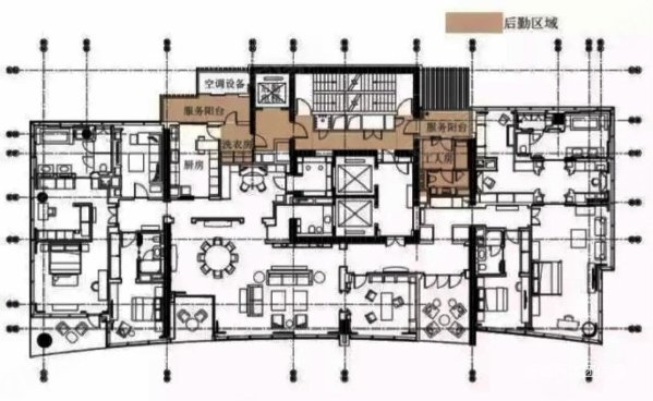 侨鑫汇悦台7室2厅4卫639.7㎡南北14180万