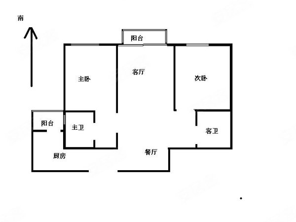 广州天河天河北凯德天河新作凯德天河新作 2室2厅2卫 109平 精装修