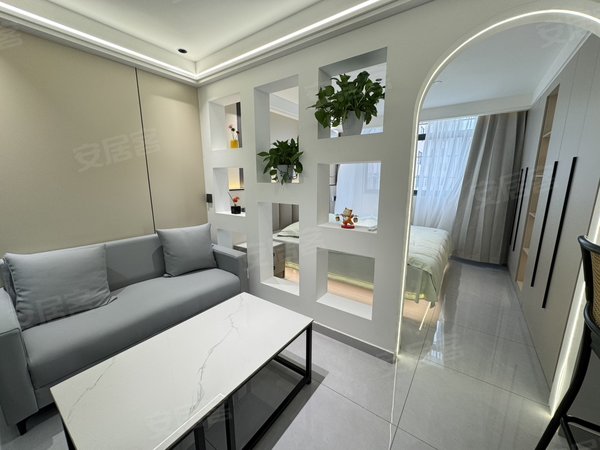 金华东阳东阳江北湖莲西街270号楼山口 麻车 西范 夜市附近 高层一室一厅 智能投影 多种户型出租房源真实图片