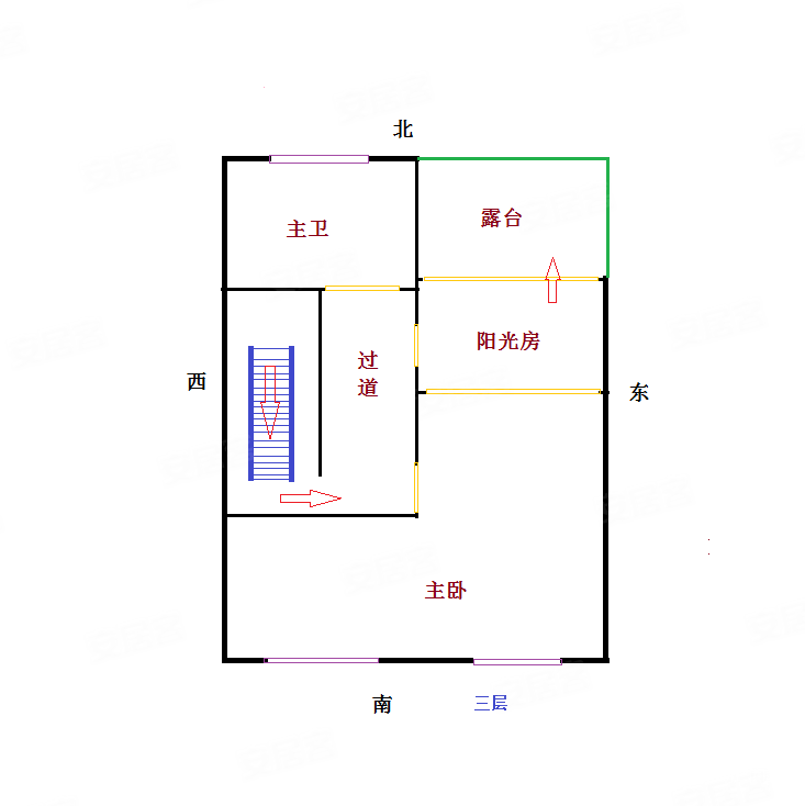 康桥半岛(2727弄)3室2厅3卫162㎡南北1150万