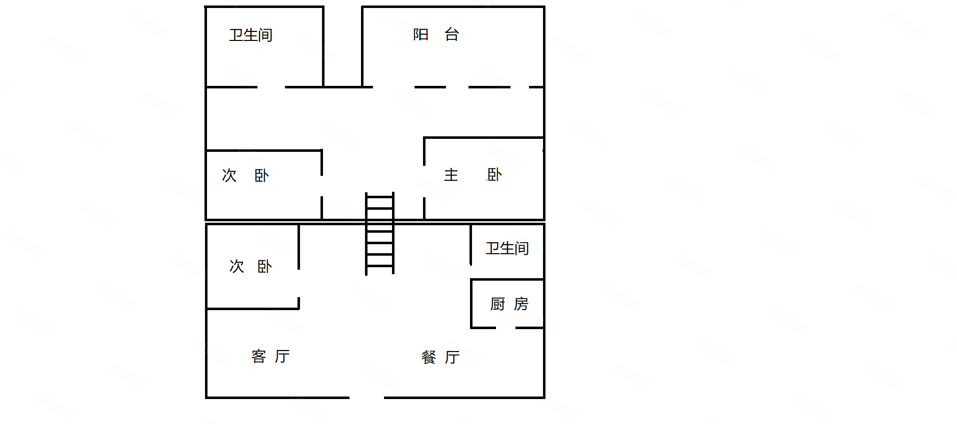 紫云苑3室3厅2卫149.02㎡南北69.6万