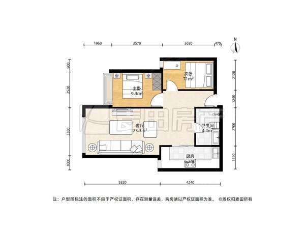 北京昌平回龙观公园悦府(一区)正南 2室1厅  公园悦府(一区)出租房源