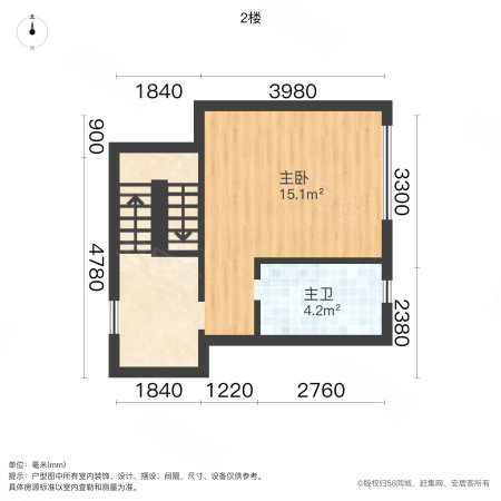 万科珠江东岸(一期别墅)3室2厅3卫149㎡南380万