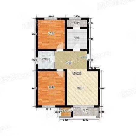 天津西青杨柳青时代豪庭时代豪庭 五楼出租 通透两室 家电齐全 随时