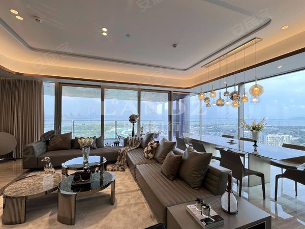 深圳南山后海深圳湾一号t8栋前排观景位,全新家私可拎包入住出租房源