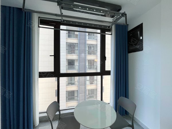 海宁海宁市区海洲城仕公寓皮革城商圈 地铁口 皮都公馆一室 民用电 配套齐全 拎包入住出租房源真实图片