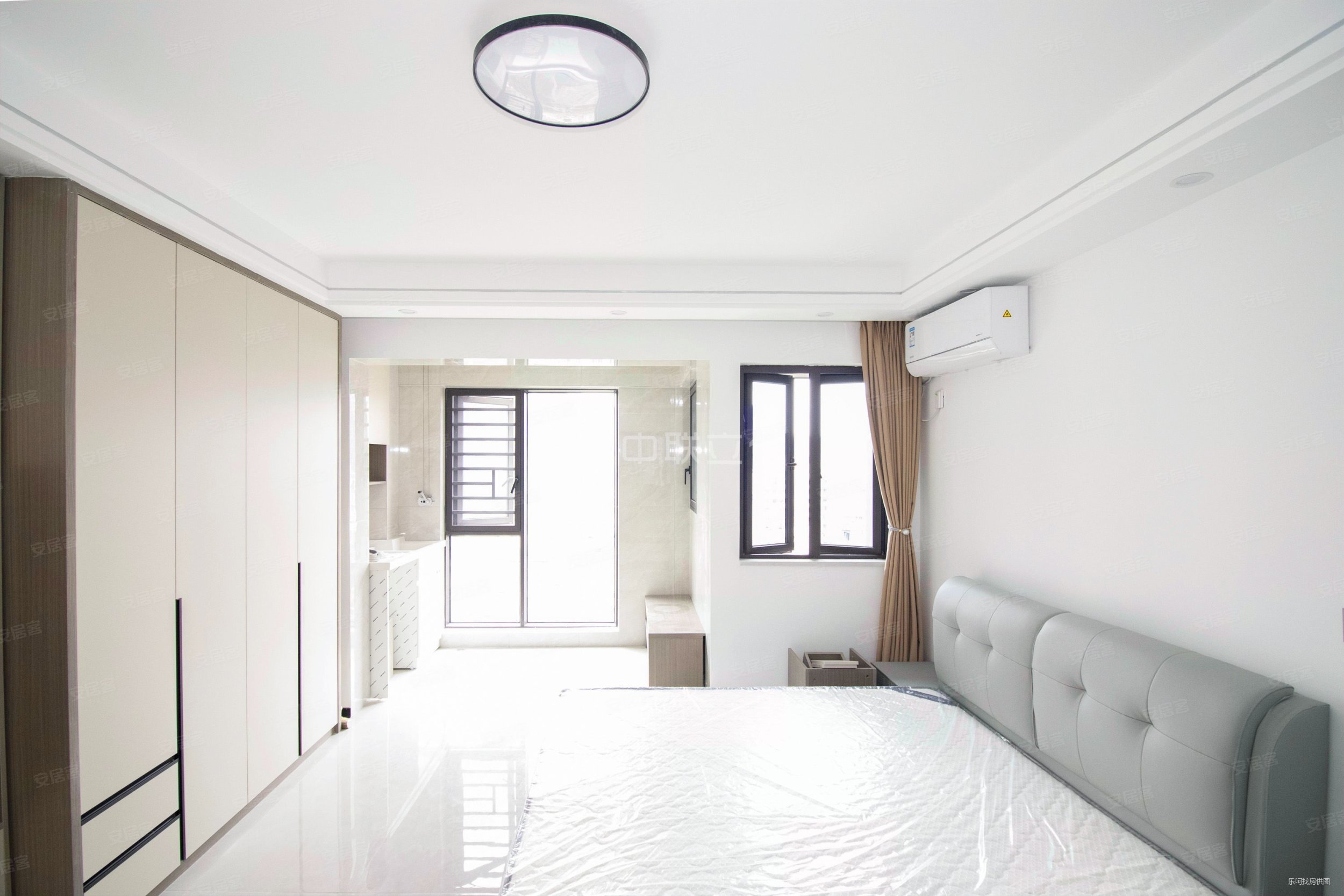 装修45平标准单身公寓,蓝光玖榕台二手房,99万,1室1厅,1卫,45平米