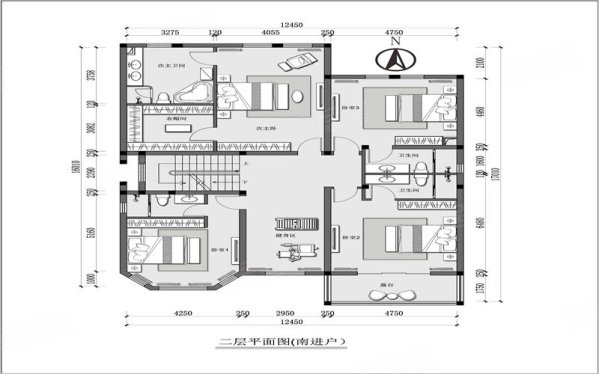 旭丽花园5室2厅6卫456.6㎡南北2200万