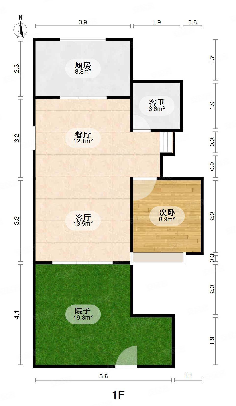 硕丰西湖里叠墅户型图图片