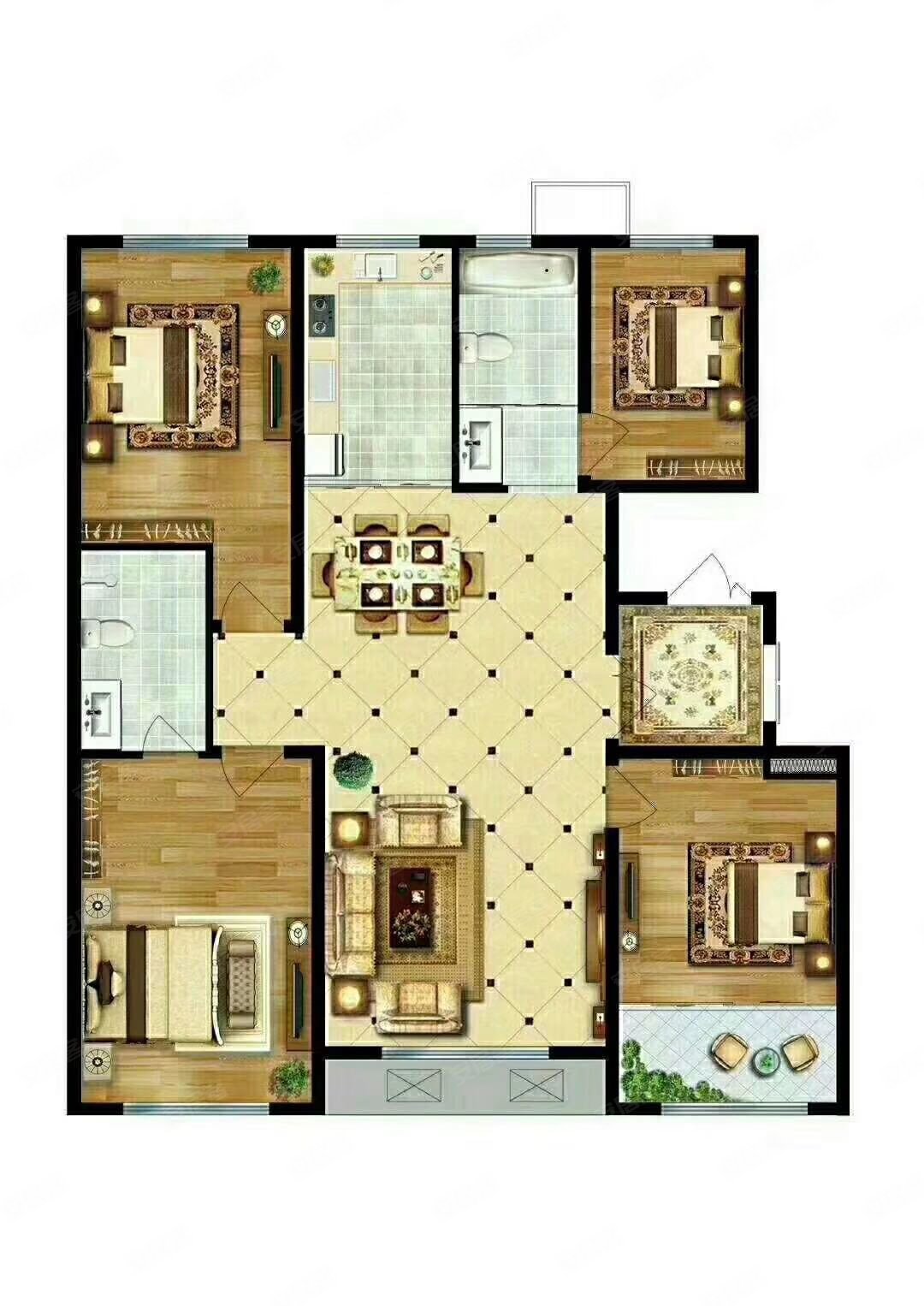 虞河邻自带星空乐园兰亭序多层电梯洋房大h户型四室双卫
