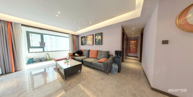 单价不到1万2大四室采光刺眼二次装修万科物业来看