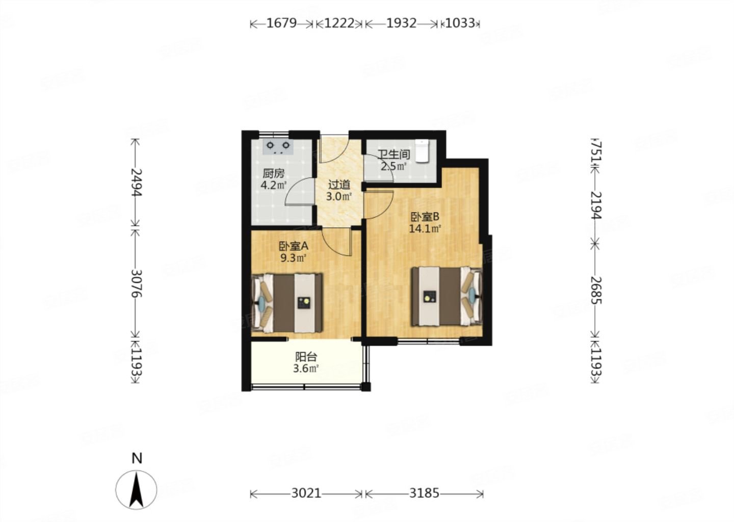好房精装修洛阳路小区多层套二满五为一急售看房方便