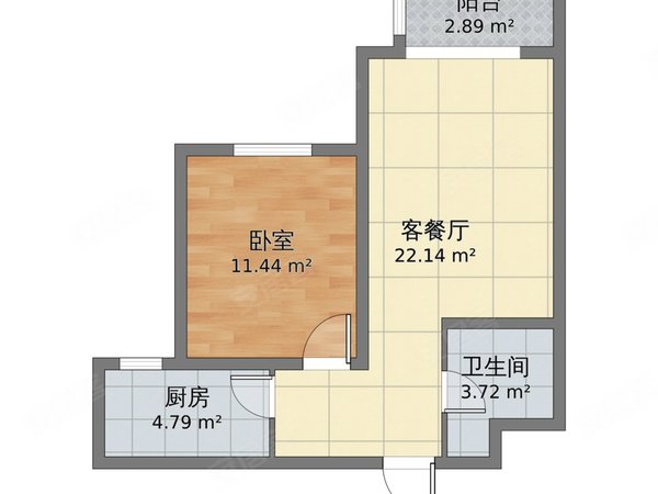 次渠嘉园 精装一居室 紧邻次渠南地铁站