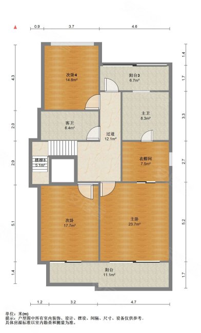 河畔嘉园4室2厅3卫240㎡南北426万