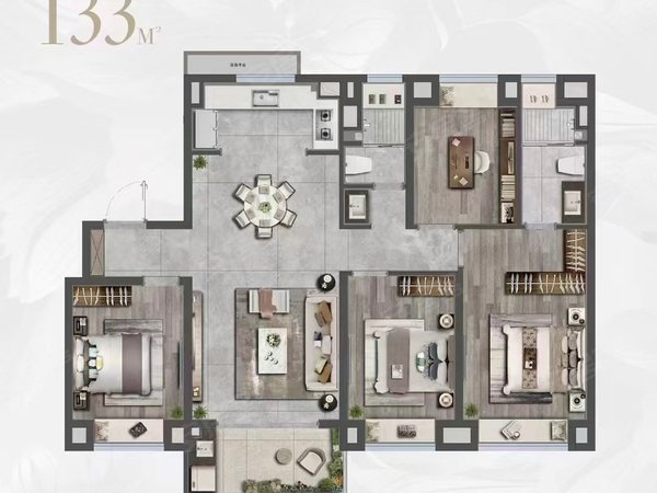 【多图】西郊半岛名苑,华新租房,西郊半岛名苑洋房 3室2厅2卫 南北