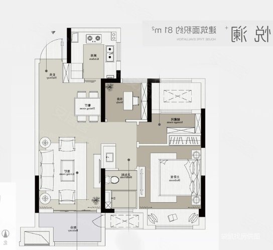 中南上悦城公寓户型图片