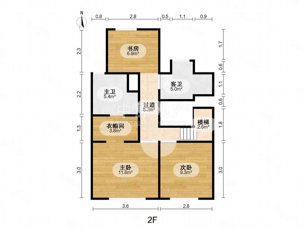 万科湖语森林(公寓住宅)4室2厅3卫123.07㎡南560万