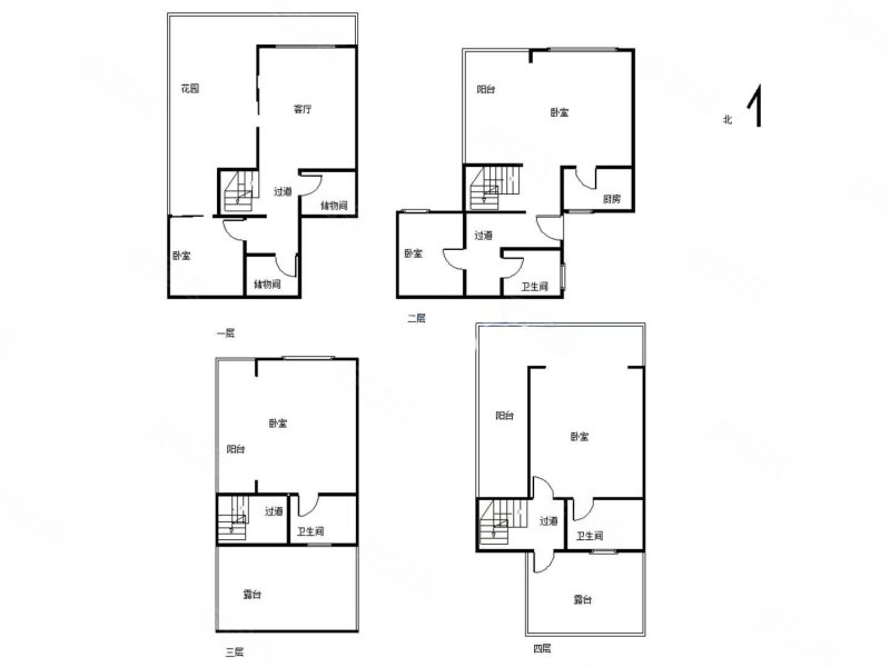 都江堰 18年别墅盘 连底4层实得300平 花园100平