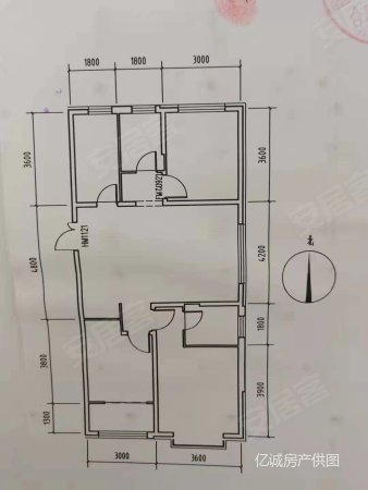 盛世长安(肥乡)3室2厅1卫117㎡南北68万