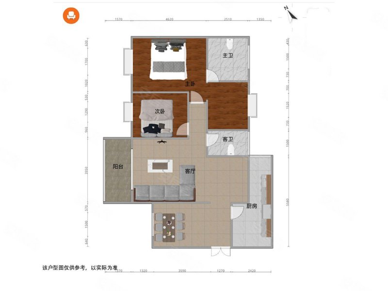 依云谷 套三可改套四户型 南北通透 精装修 电梯
