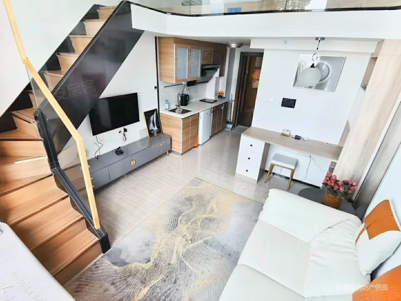 新上恒大金沙滩公寓精装修海景loft套一