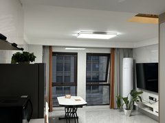 建湖双湖路双湖公园天铂公寓,可短租!精装2室2厅1卫,样样齐全!拎包即住!出租房源真实图片