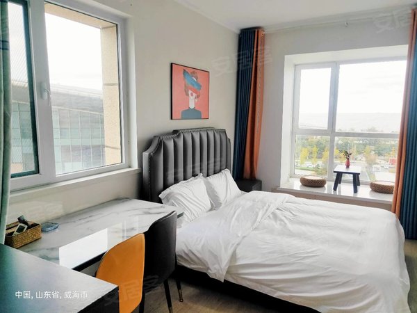 威海环翠青岛路唐人海湾假日公寓(商住楼)唐人海湾假日酒店拎包就住
