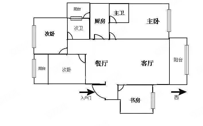 时代俊园a5地块,144平米精装修四房出售,满二,带车位