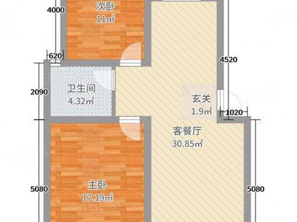 【多图】万家城市广场,县城租房,万家广场soho,中层 整租 2个卫生间