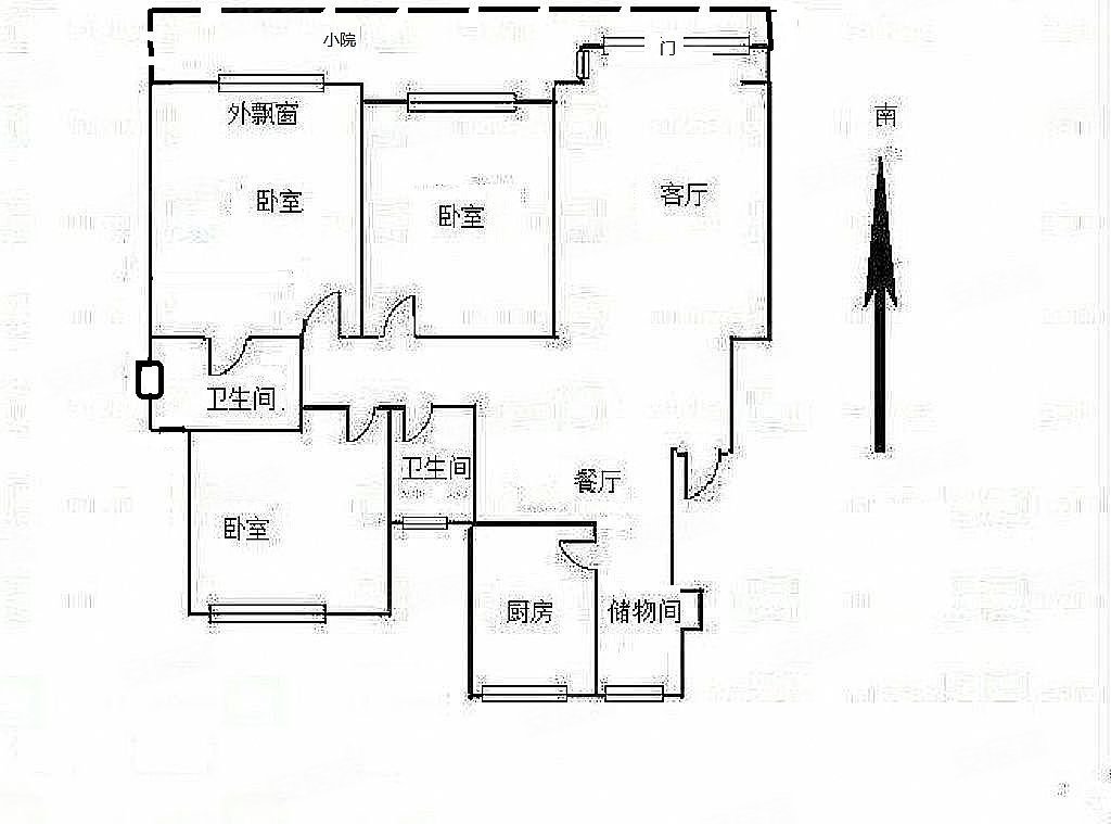 京汉君庭(香河)3室2厅2卫134.98㎡南北136万