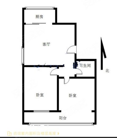 荣庆家园C区3室1厅1卫100㎡南北55.8万