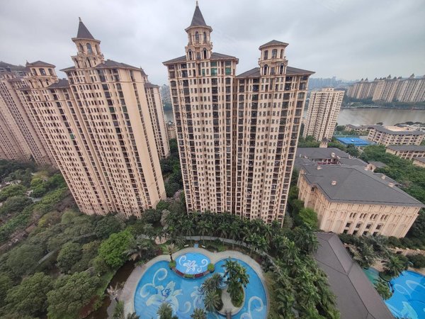 星河湾半岛一期 307平高层采光佳楼间距宽 业主买来没有住过,番禺租房