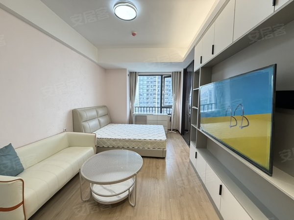 金华金东多湖富力三江都荟精品温馨一居室可看江景房租可月付民用电楼下生活设施配套齐全出租房源真实图片