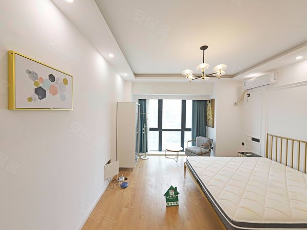 万达公寓(惠山) 1室1厅1卫 电梯房 精装修40平米,惠山租房-无锡58安居