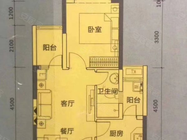 深圳南山大学城崇文花园崇文花园一房一厅45平家电齐全随时看房入住