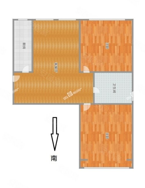 国惠村2室1厅1卫83.8㎡南北263.8万