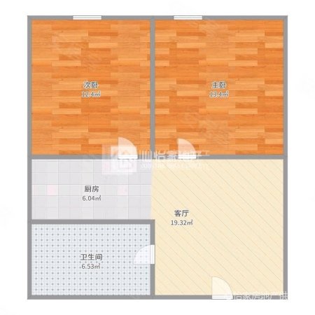 盟科观邸2室1厅1卫62㎡东70万