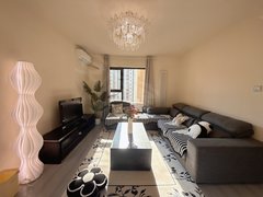 兰州七里河西站中天健西客站精装奶油风两室 拎包入住电梯房小区环境优美可月付出租房源真实图片