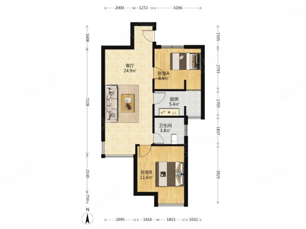 天润城第十二街区 满五 临地铁 交通便利 正南朝向